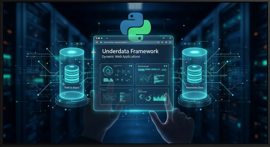 Captura de pantalla del proyecto UnderData: .
